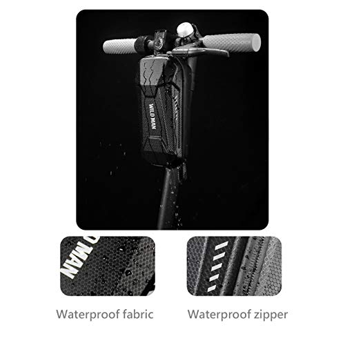 Epessa Scooter Storage Bag,Scooter Handlebar Bag,Front Hanging Bag for Xiaomi Mijia M365/M365 Pro/Segway ES1/ES2/ES3 Fit for Carrying Charger Tools Repair Tools|Large Capacity|EVA Material (3L)