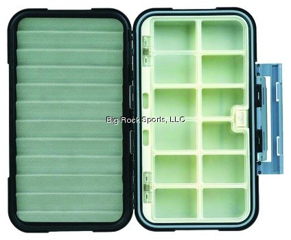 Flambeau Tackle Ripple Blue Ribbon Fly Box(Grey, 8x4.5x1.60-Inch)