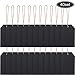 40 Pcs Mini Chalkboard Tags Small Hanging Chalkboard Sign Hanging Wooden Tags with String Double Sided Erasable Buffet Food Name Chalk Board Labels for Christmas Weddings Gift DIY Craft(Black)
