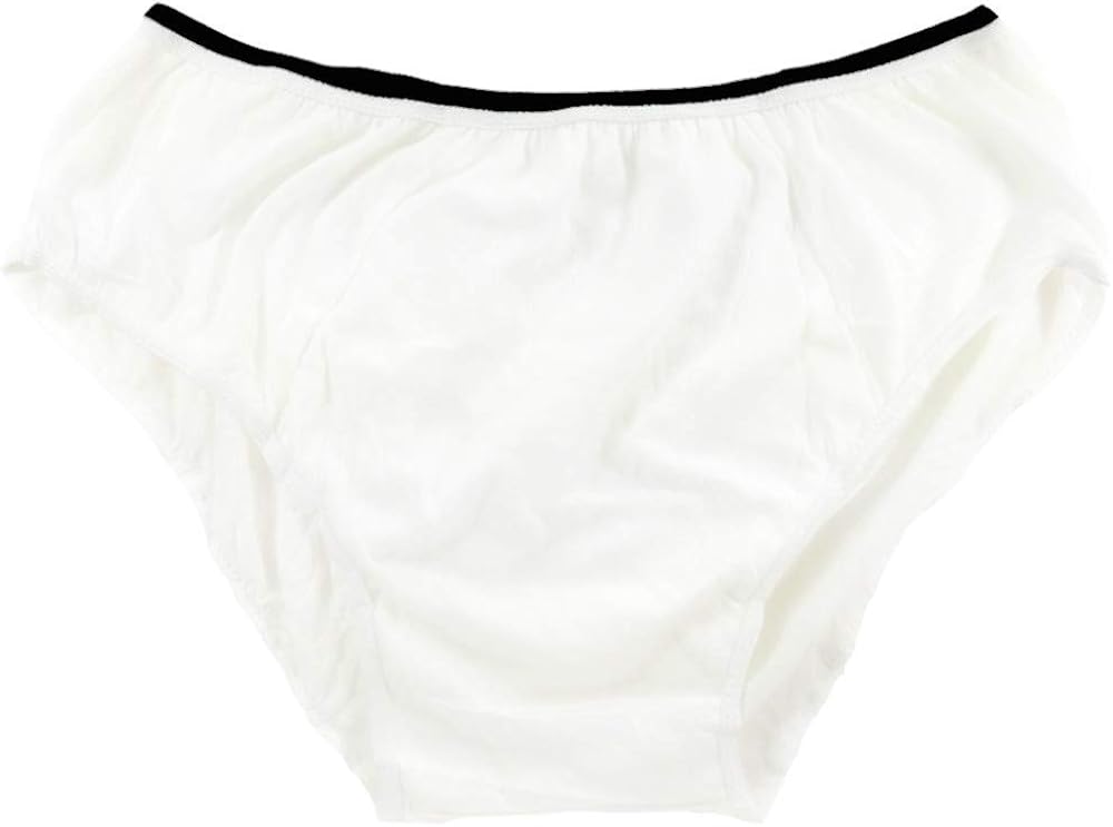 STARLY Mens Cotton Disposable Underwear Travel Panties Handy Briefs for