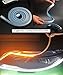 Flexible Led Light Strip 2 Pcs 24 Inch Dual Color LED Headlight Surface Strip Tube Light White & Amber Daytime Running Light Waterproof Switchback Sequential Lamp Turn Signal Light
