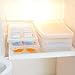 Ice Cube Trays, Deepow No-spill Ice Cube Trays with Lids, Ice Cube Bin - Odor Free, Stackable & Easy Release, Makes 48 Ice Cubes - BPA Free White Ice Cube Trays with Small & Large Size (Set of 2)