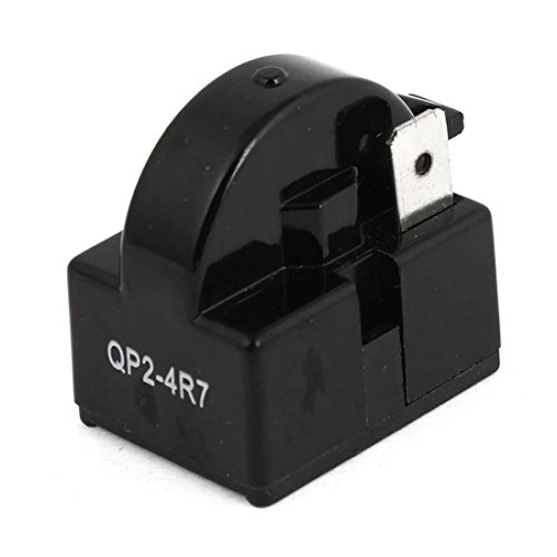 uxcell 4.7 Ohm 1 Pin Refrigerator PTC Starter Relay Black