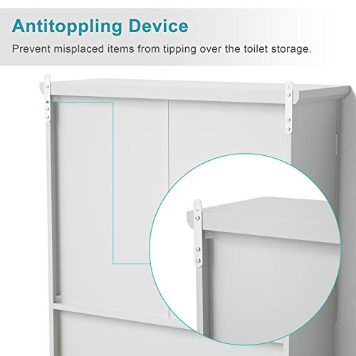 SRIWATANA Over The Toilet Storage, Bathroom Organizer Shelf