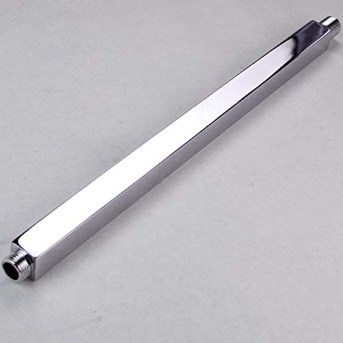 FidgetFidget Ceiling Mount 16" Bathroom Stainless Steel Shower Arm for Shower Head Assembly - Thumbnail 6