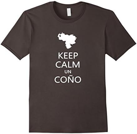 Mens Keep Calm Un Cono SOS Venezuela Dictadura T-Shirt Gift Large Asphalt