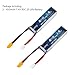 2pcs 450mAh 2S 7.4V LiPo Battery Pack 80C XT30 Connector for Micro FPV Racing Drone Quadcopter