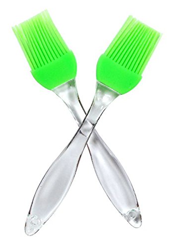 Milestouch MT 01 9-inch Silicone Oil Brush, Pack of 2 (Multicolour)