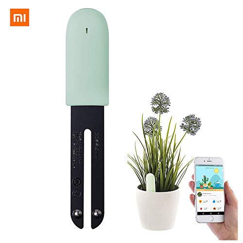 Plant Monitor, Xiaomi Smart Plant Tracker Soil Moisture Meter Tester Nutrient/Temperature/Sunlight/Moisture Sensor Plant Detector Flower Plant Care for Home Garden Farm (Plant Monitor) (Plant Monitor)