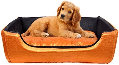 Moodmax Ultra Soft Highly Durable (Rectangular) Velvet Sofa-Style Bed for Dogs and Cats