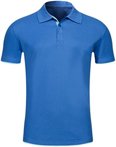 Men' Tee,Ba Zha 👕 Fashion Shirt Men's Casual Tops Slim Short Sleeve Turndown Collar Top Yoga Gym Tee Leisure Sports Tops Men Boys Casual Hiking Tees Short Sleeve Beach T-Shirt Blouse