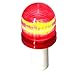 Mocase LED Road Cone Warning Light Traffic Roadblock Lamp, Set of 2