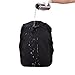 ayamaya Camping Backpack Rain Cover, 45-65L Waterproof Backpack Elastic Water Cover Rucksack Water-Resist Dustproof Cover for Hiking Camping Traveling -Black