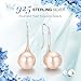925 Sterling Silver Earrings Swarovski Crystal (Pearl)
