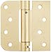 Deltana DSH4R5TT4 Single Action Steel 4-Inch x 4-Inch x 5/8-Inch x Sq Spring Hinge