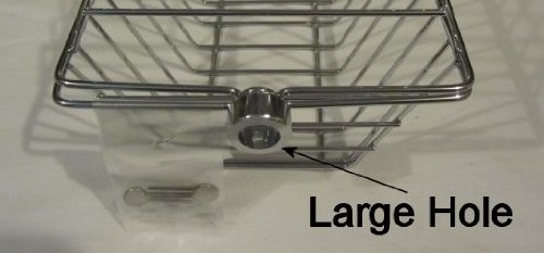 OneGrill Stainless Hexagon Tumble Grill Rotisserie Basket - Fits Large Spit Rods