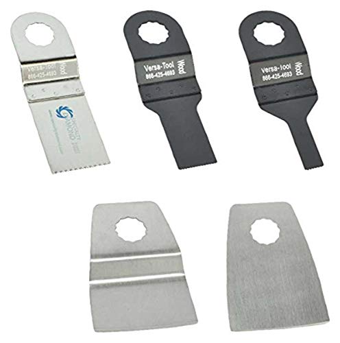 Versa Tool SB-K12 5 PC Oscillating Saw Blade Set for Sonicrafter (SB1E,1F,1G,1M…