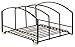 Deco Brothers Cookware Organizer Rack for Kitchen Cabinet, 3 Slot Holder, Bronze