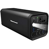 Portable Power Station Solar Generator, Newmowa 154Wh 41600mAh CPAP Battery Pack Home Camping Emergency Power Supply Charged by Solar Panel/Wall Outlet with 110V AC Outlet, QC3.0 USB Port