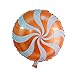 Zebratown New 18 Inch Round Candy Lollipop Aluminum Film Balloon Camouflage Cartoon Toy Birthday Party Decoration by Foil balloon