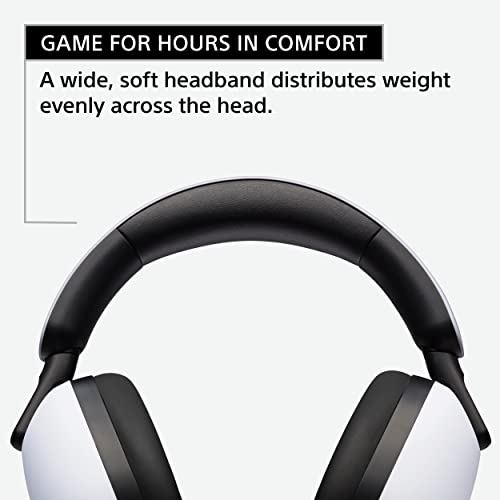 SonyINZONE H7 Wireless Gaming Headset, Overear Headphones with 360