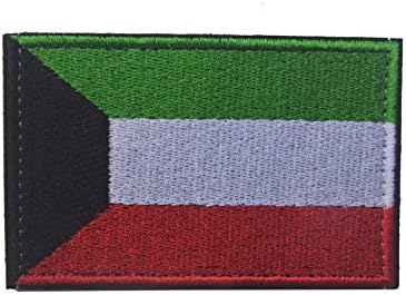 URGREAT Kuwait Flag Velcro Tactical Patch Uniform Military Embroidered Applique
