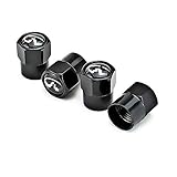 EVPRO Tire Valve Stem Caps 4 Pack Black Fit for Infiniti Accessories