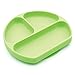Bumkins Silicone Grip Dish, Green