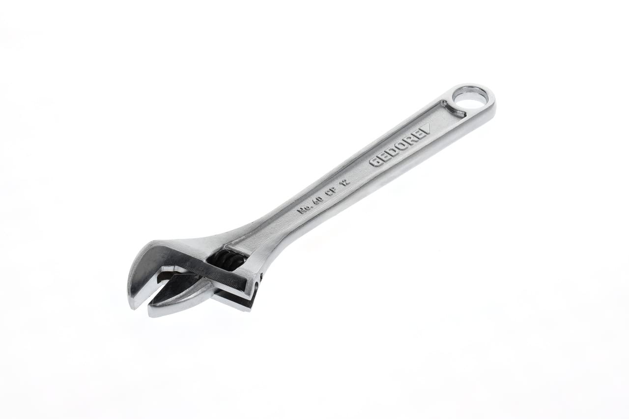 GEDORE Single Open-Ended Spanner, AF 36 mm (1 7/16"), Scale, Swedish Pattern, Chrome-Plated, 60 CP 12