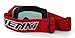 NENKI Youth&Kids Motocross Goggles ATV Dirt Bike Goggles MX Motorcycle Off Road with Anti Fog and 100% UV Protection Red Tinted Lens