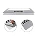 ChasBete Palm Rest Cover Sticker Skin for MacBook Air 13 Inch with Trackpad Color Silver Body Protective Film (A1369/A1466)
