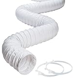 Deflect-o CPH38W Hose Vinyl White 3x8 Inches