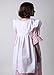 Girls White Cotton Pinafore Costume - Pioneer, Pilgrim, Peasant