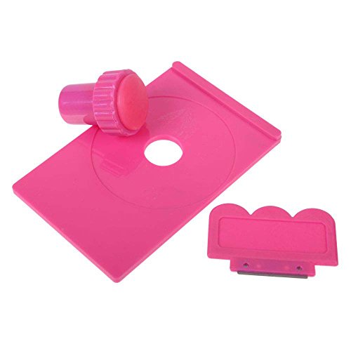 SHANY Stamping Nail Art Set (Nail Art Image Plate Holder, Scraper, Stamper) - Thumbnail 2