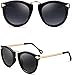 ATTCL Vintage Fashion Round Arrow Style Polarized Sunglasses for Women 11189 Black