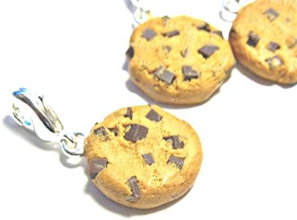 Chocolate Chip Cookie Charm - Tiny Food Jewelry