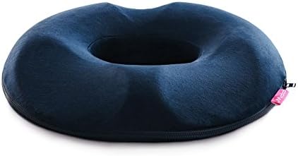 Comfort Memory Foam Seat Pad, Donut Chair Cushion with Contoured Design