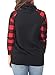 Dearlove Womens Long Sleeve Cowl Neck Plaid Sweatshirts Raglan Shirts