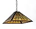 CHLOE Lighting CH3215MG18-DH2 Tiffany-style Mission 2-Light Ceiling Pendant Fixture with 18-Inch Shade