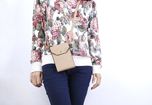 image for Bosam Cute Candy Colors Crossbody Cell Phone Purse Small Woman Bag Wal