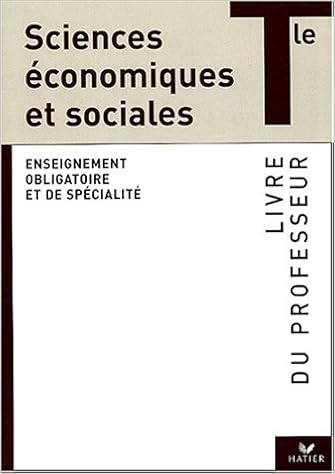 Sciences économiques Et Sociales Terminale Manuel Du - 