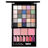 NYX Be Fierce 35 Colors Makeup Kit Palette with Eye Shadows, Blushers, Lip Glosses S124