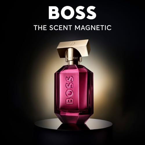 BOSS The Scent Magnetic Eau de Parfum para Mujer | Fragancia femenina ambarina aalmizclada con notas de flor de osmanto | Larga duración | 50 ml