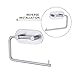KES Self Adhesive Toilet Paper Holder SUS 304 Stainless Steel Storage Bathroom Kitchen Paper Towel Dispenser Stick On Sticky Tissue Roll Hanger Wall Mount Contemporary Style, Brushed Finish, A7071-2