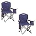 Coleman Oversized Quad Chair with Cooler Pouch (Blue/Set of 2)thumb 2