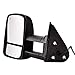 DEDC Tow Mirrors Side Mirrors Towing Mirrors Power Heated with Arrow Signal Light for 2003-2007 Chevrolet Silverado GMC Sierra 1 Pair