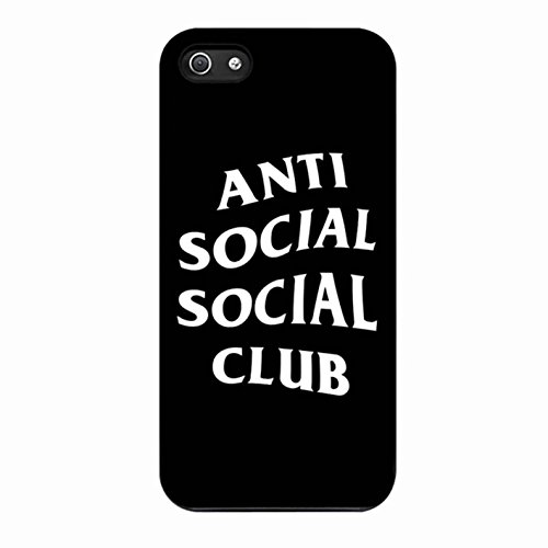 Anti social social club black case iphone 5/5s
