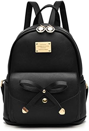 Cute Mini Leather Backpack, Eleganty Fashion Small Daypacks Purse for Girls and Women