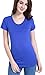 SUIEK Maternity Nursing Shirt Tops Tank For Breastfeeding (Medium, Blue)