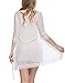 BMAKA Petite Size Women Bridal Lingerie Robe Lace Nightwear Babydoll Sets of 3